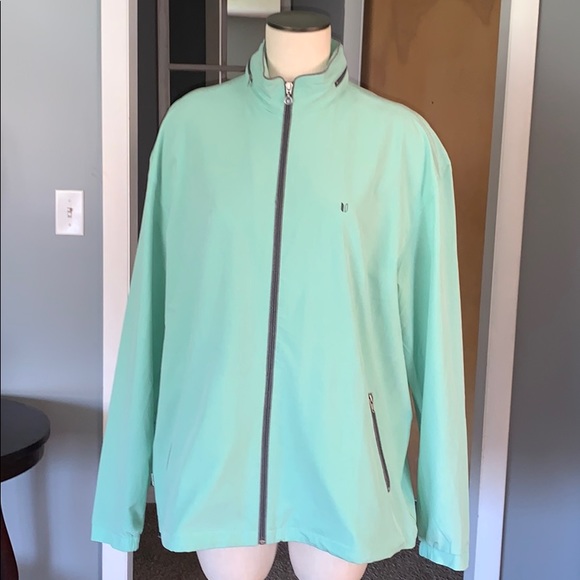 John Ashford Jackets & Blazers - Light green woman’s golf jacket XL